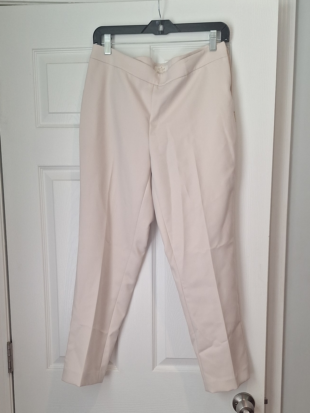 Nwot Kate Spade New York Live Colorfully Cream Dress Pants Sz 10